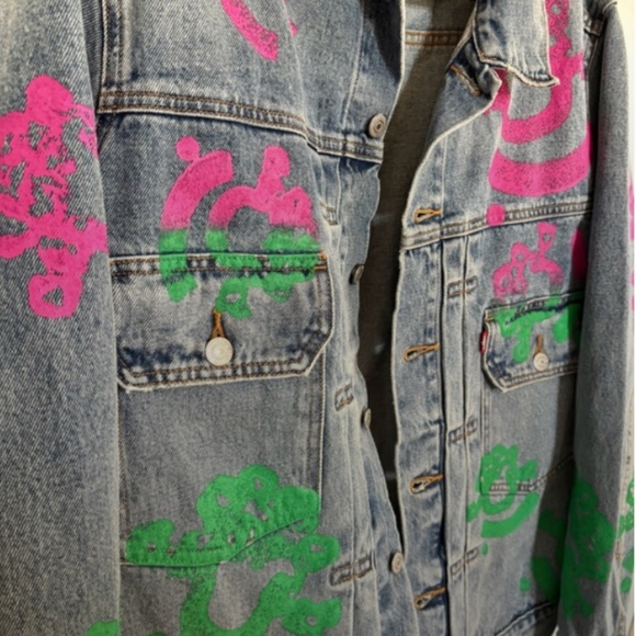 Denim Tears Bstroy Tears Type-2 Denim Jacket ⭐ - Picture 5 of 13